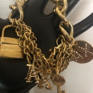 Vintage Armani Exchange Charm Bracelet